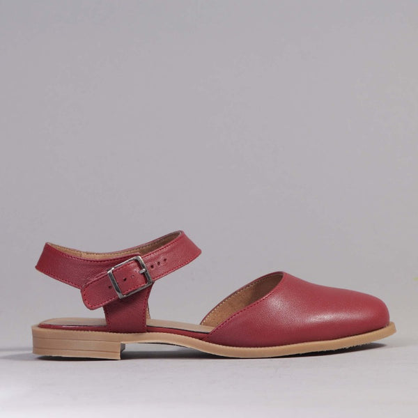 Mary Jane Sandal in Red