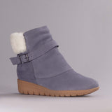 Fur Collar Ankle Boot in Manager