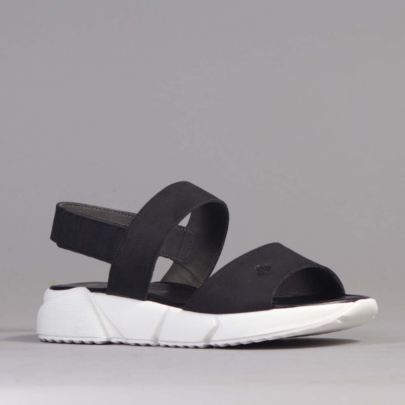 Slingback Sandal in Black - 12498