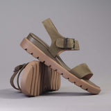 Slingback Sandal in Forest - 12508 - Froggie Shoes