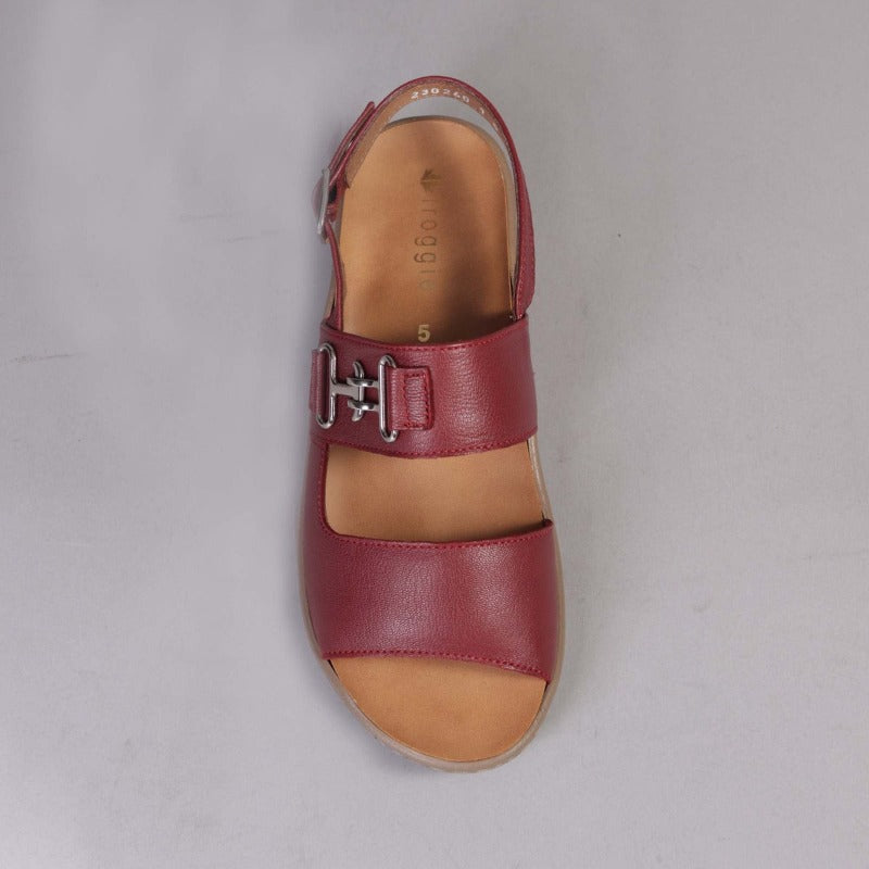 Slingback Sandal with Removable Footbed in Red - 12532