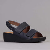 Sandal with Removable Footbed in Navy 