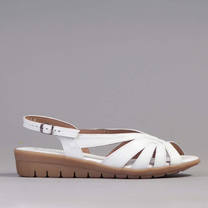 Froggie Slingback Sandal in White