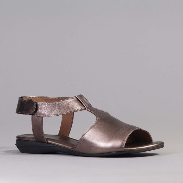 Slingback Sandal in Lead - 12554 - Froggie Shoes