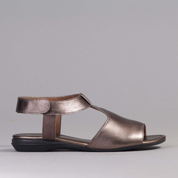 Slingback Sandal in Lead - 12554 - Froggie Shoes