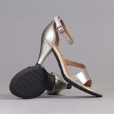 Strappy High Heel in Gold - 12566