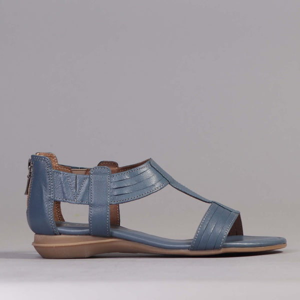 T-Bar Flat Sandal in Manager - 12567