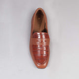 Froggie Tan loafer in classic with memory foam underfoot