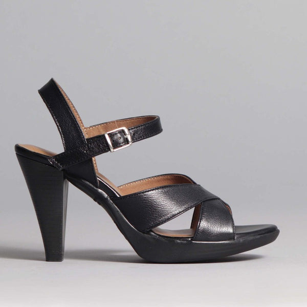 High Heel Slingback in Black - 12616 - Froggie Shoes