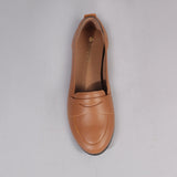 Flat Loafer in Tan - 12644 - Froggie Shoes