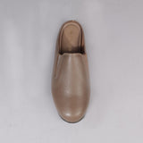 Slip-on Mule Sandal in Stone - 12725