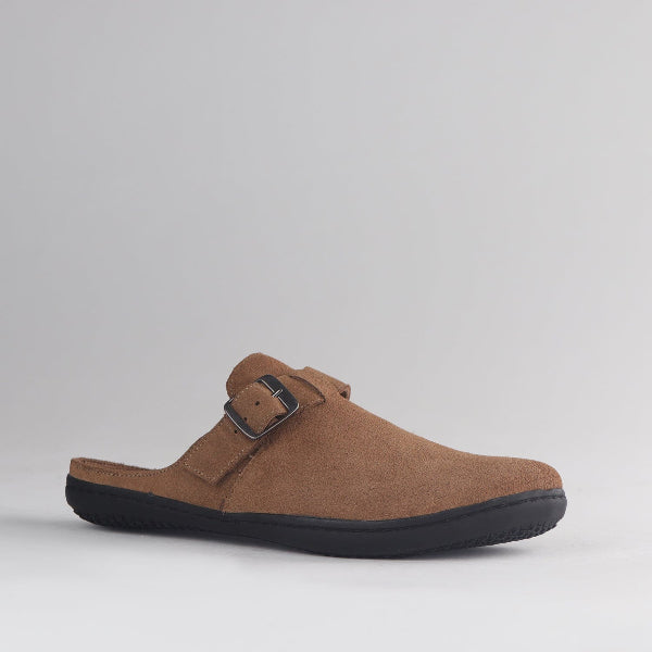 Froggie Shoes Shoes Barefoot clog with Removable Footbed in Taupe - 12318