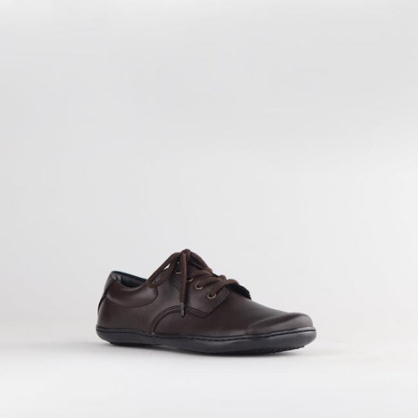 Froggie Shoes Shoes Boys Lace-up School Shoe in Brown Sizes 28-33 - 7823