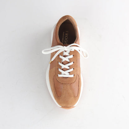 Froggie Shoes Wone Lace-up Sneaker in Tan Multi -12688 - top 