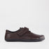 Froggie Shoes Shoes Boys Velcro School Shoe in Brown Sizes 34-38 - 7814