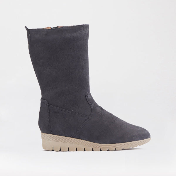 Froggie Shoes Shoes C37 / Black / 12600 Mid-Calf Boot in Black - 12600