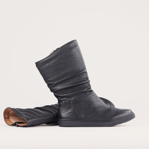 Froggie Shoes Shoes Mid-Calf Boot in Black - 10970
