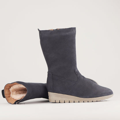 Froggie Shoes Shoes Mid-Calf Boot in Black - 12600