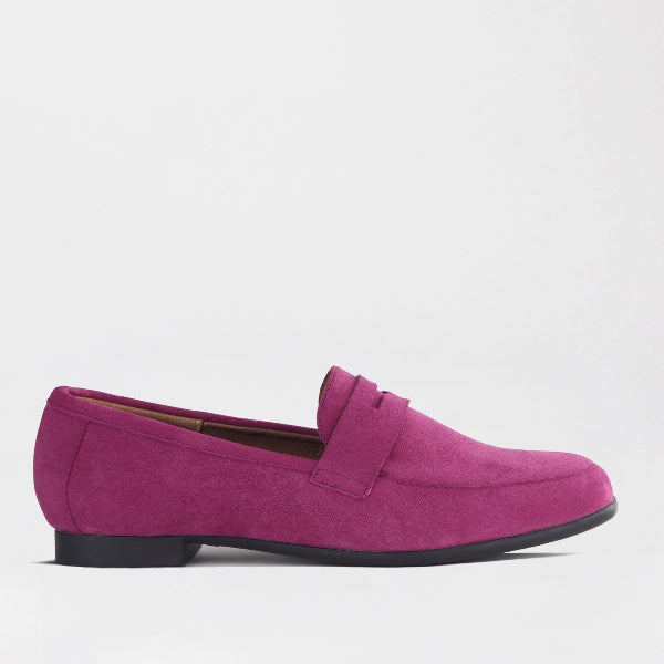 Froggie Shoes Shoes 3 / Mauve / 13029 Closed Loafer Suede in Mauve - 13029
