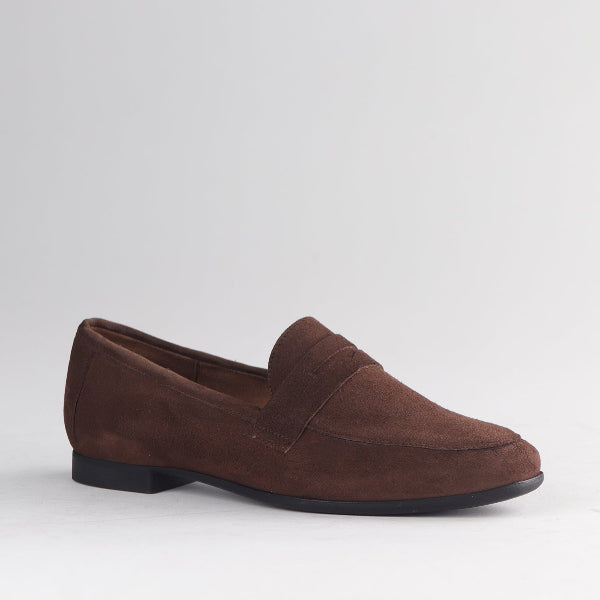 Froggie Shoes Shoes Closed Loafer Suede in Brown - 13029
