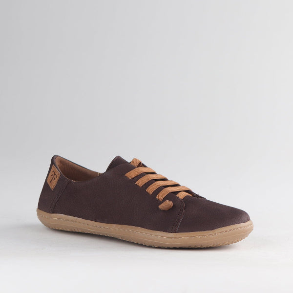 Froggie Shoes Shoes Elasticated lace Barefoot Shoe with Removable Footbed in Brown Multi - 12828