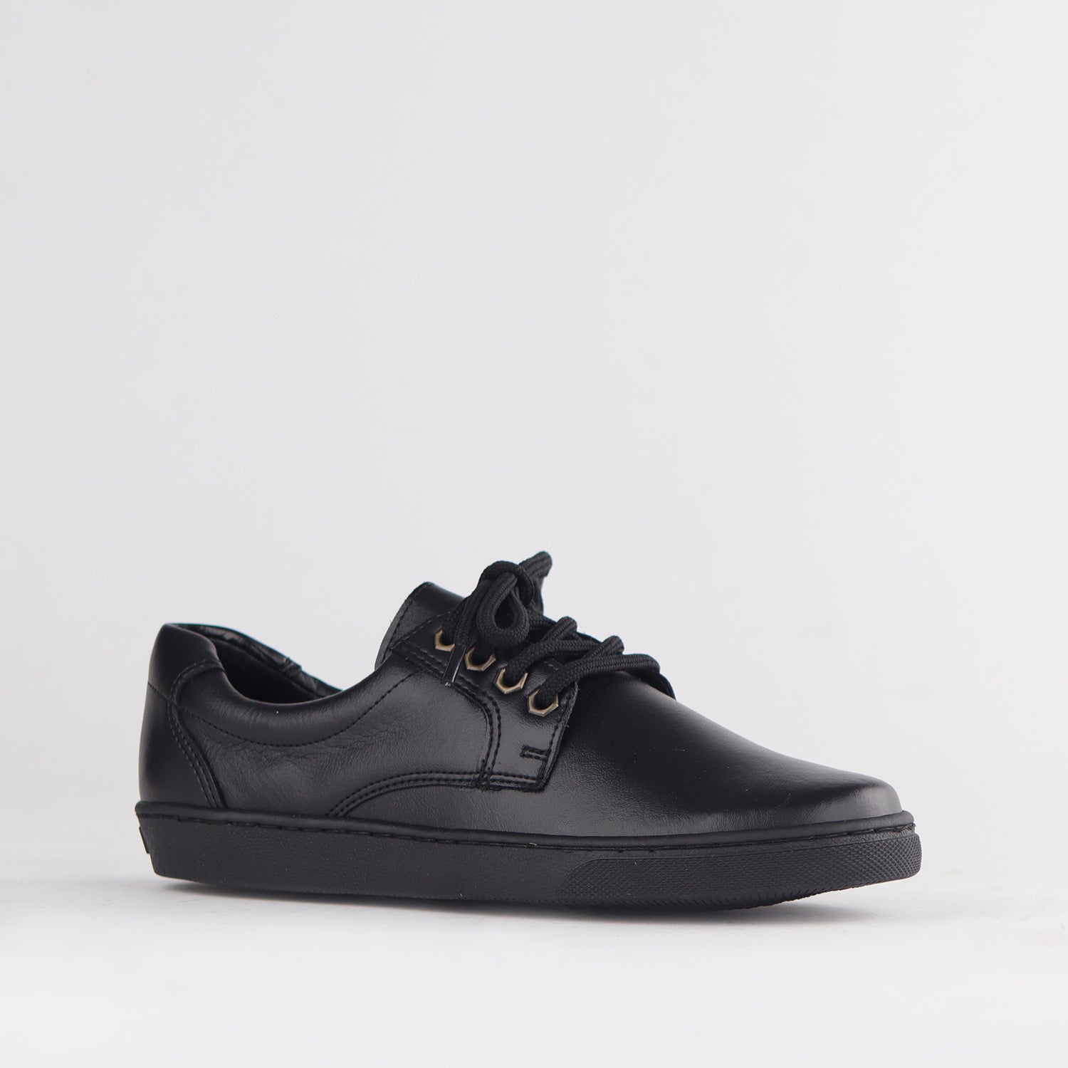 Froggie Shoes Shoes Boys Lace-up School Shoe in Black - 11422