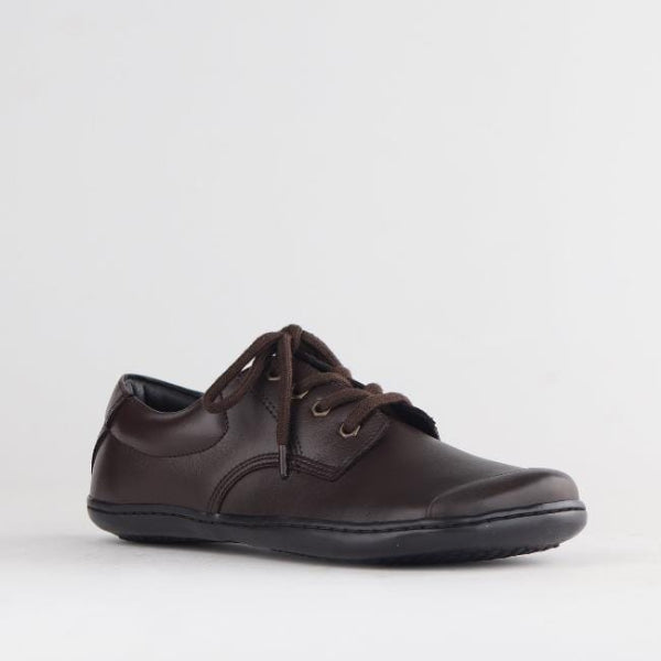 Froggie Shoes Shoes Boys Lace-up School Shoe in Brown Sizes 34-38 - 7824