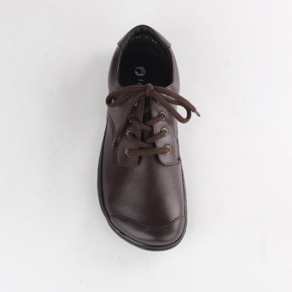 Froggie Shoes Shoes Boys Lace-up School Shoe in Brown Sizes 34-38 - 7824