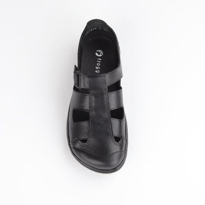 Froggie Shoes Shoes Boys School Sandal in Black Sizes 34 - 38 - 7817