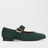Froggie Shoes Shoes 12959 / Pine / 3 Mary Jane Suede Flat in Pine - 12959