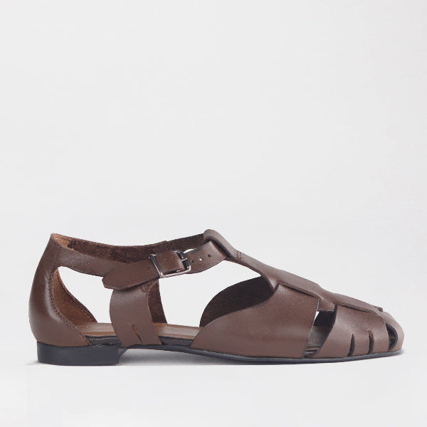 Froggie Shoes Shoes 4 / Brown / 12674 Fisherman Sandal in Brown - 12674