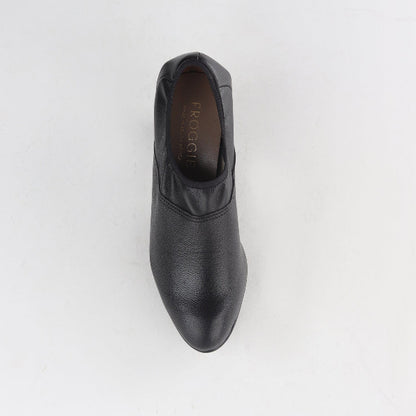 Factory Shop Shoes Block Heel pointed Court Shoe - 12649