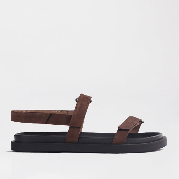 Froggie Shoes Shoes C36 / Brown / 12690 Velcro strop in Brown Suede - 12690