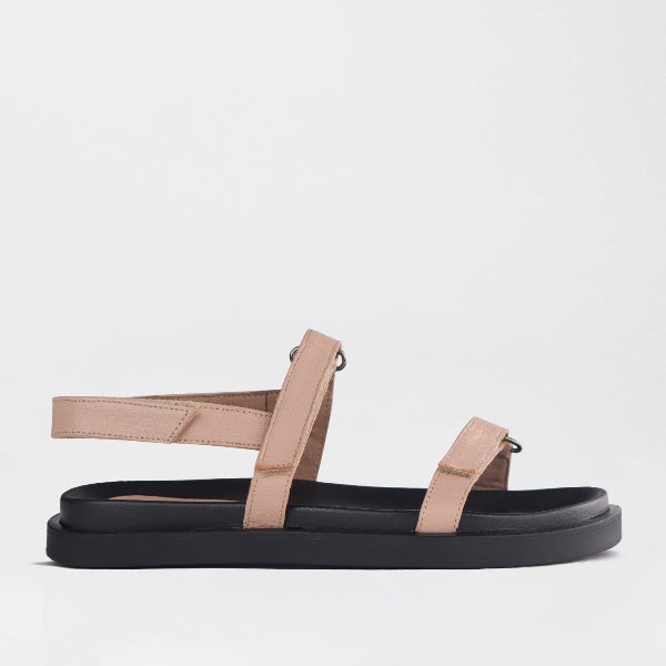 Froggie Shoes Shoes C36 / Nude / 12690 Velcro strop in Nude - 12690