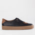 Froggie Shoes Shoes 12843 / Black/Tobacco / 4 Elasticated lace-up Sneaker with Removable Footbed in Black/Tobacco - 12843