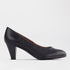 Froggie Shoes Shoes 3 / Black / 12045 Mid Heel Court Shoe in Black - 12045