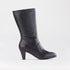 Froggie Shoes Shoes 3 / Black / 12489 High Heel Mid-calf Boot in Black – 12489