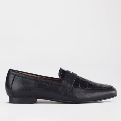 Froggie Shoes Shoes 3 / Black Multi / 12587 Penny Loafer in Black - 12587