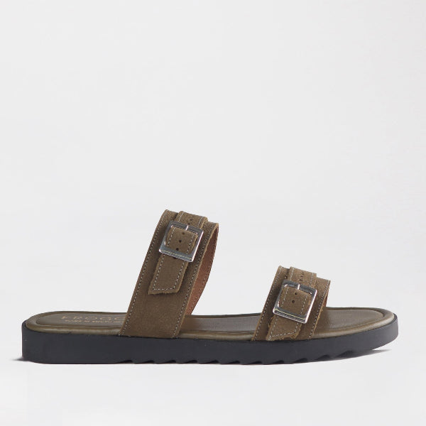 Factory Shop Shoes 3 / Forest / 12919 Double Buckle Slide in Forest - 12919