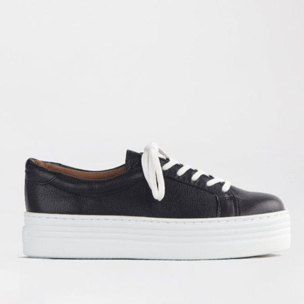 Froggie Shoes Shoes 4 / Black / 12025 Platform Sneaker in Black - 12025