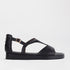 Froggie Shoes Shoes 4 / Black / 12888 Close Back T-Bar Flat Sandal in Black - 12888