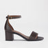 Froggie Shoes Shoes 4 / Brown / 11879 Closed back ankle strap sandal in Brown - 11879
