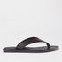 Froggie Shoes Shoes 4 / Brown / 13001 Slim-Line Thong Sandals in Brown - 13001