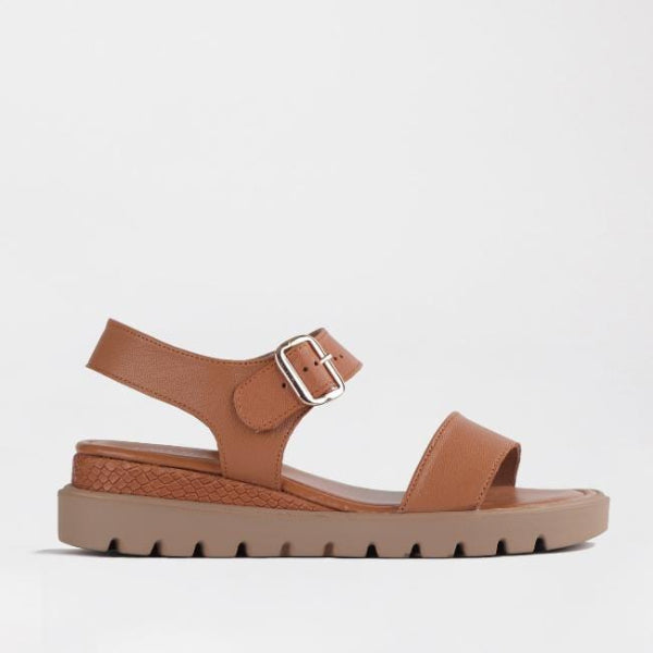 Froggie Shoes Shoes 4 / Tan multi / 12508 Platform Sandals in Tan - 12508