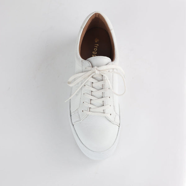 Factory Shop Shoes Platform Sneaker in White - 12025