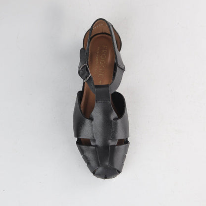 Froggie Shoes Shoes Fisherman Sandal in Black - 13027