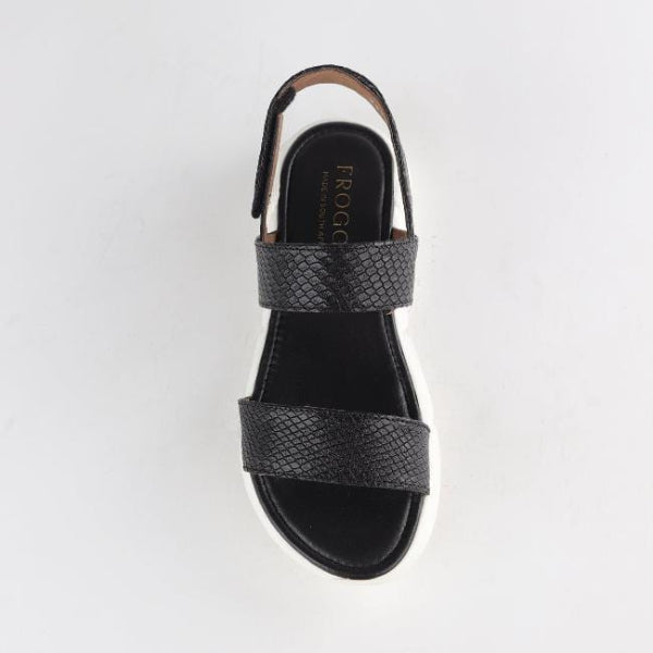 Froggie Shoes Shoes Flat Sandal Black - 12693