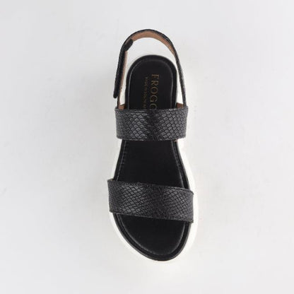 Froggie Shoes Shoes Flat Sandal Black - 12693