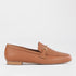 Froggie Shoes Shoes Loafer with Gold Trim in Tan - 12451