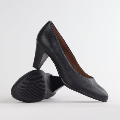 Froggie Shoes Shoes Mid Heel Court Shoe in Black - 12045